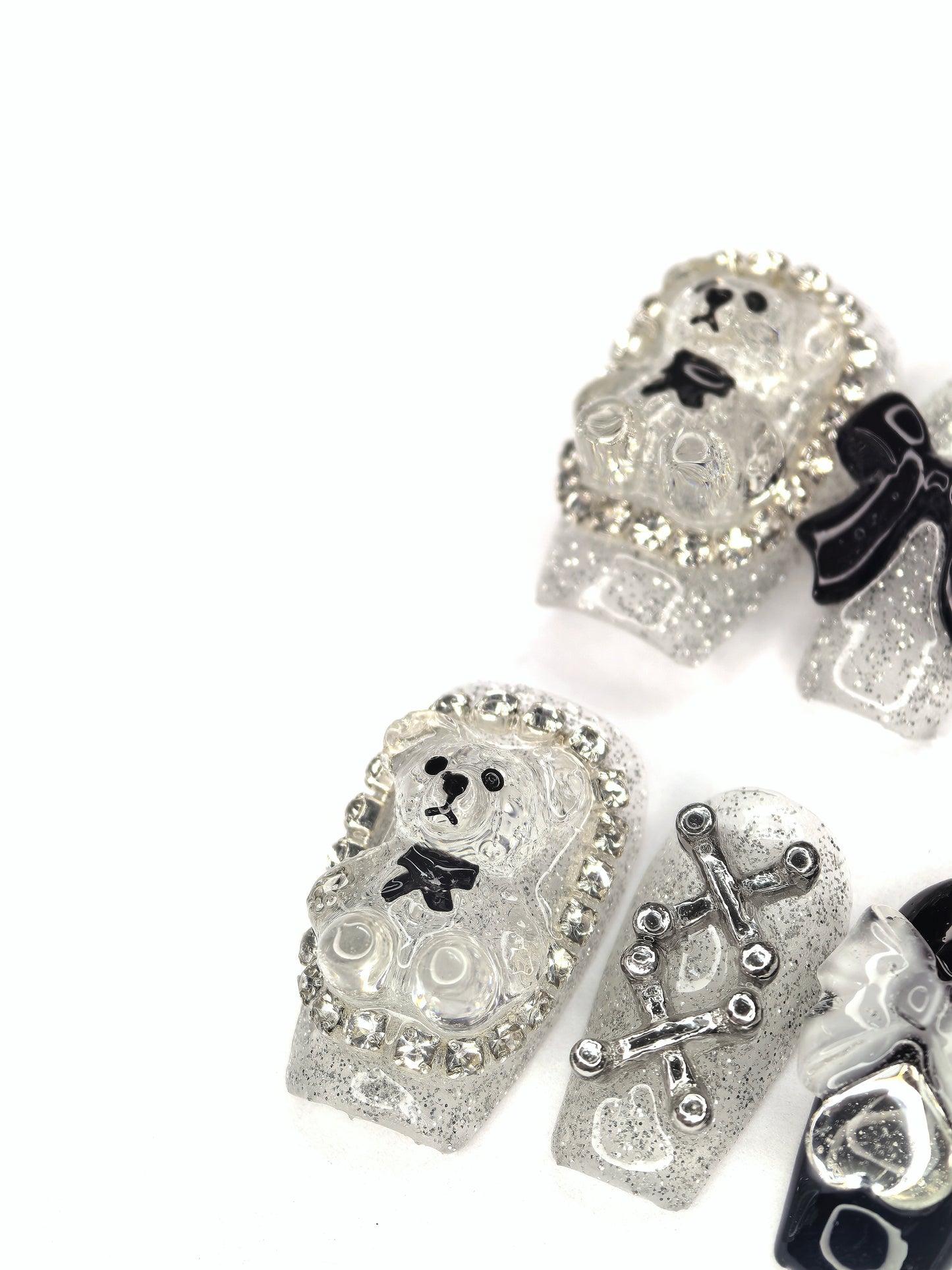 Jelly Bear Handmade Press On Nails