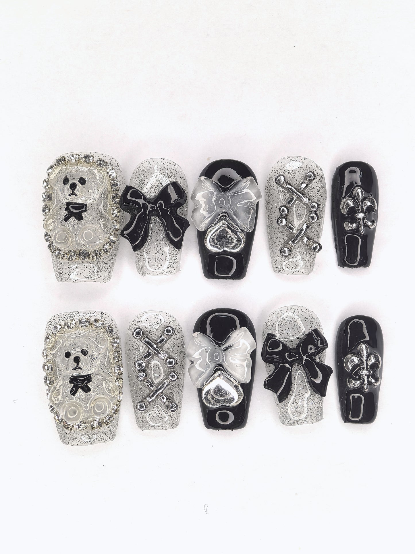 Jelly Bear Handmade Press On Nails