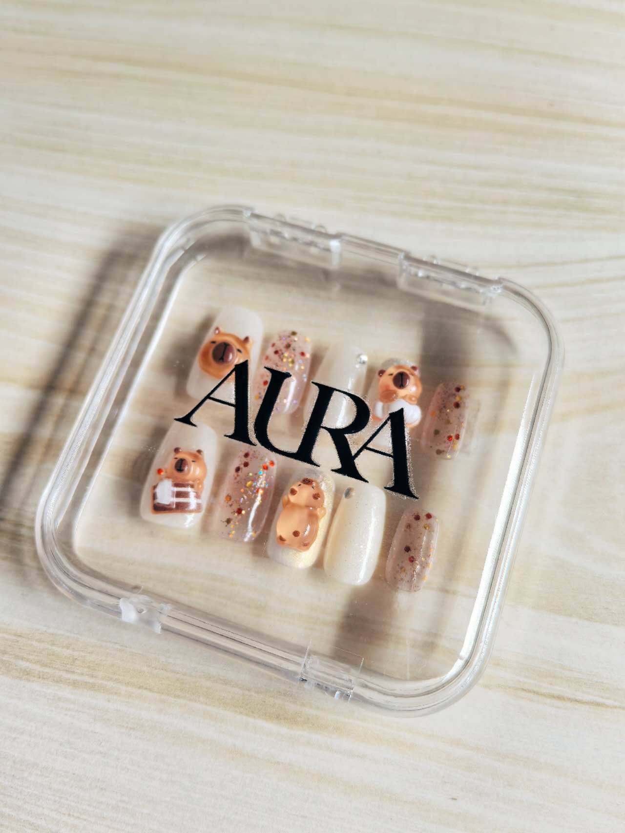 Capylover Press On Nails - Customised