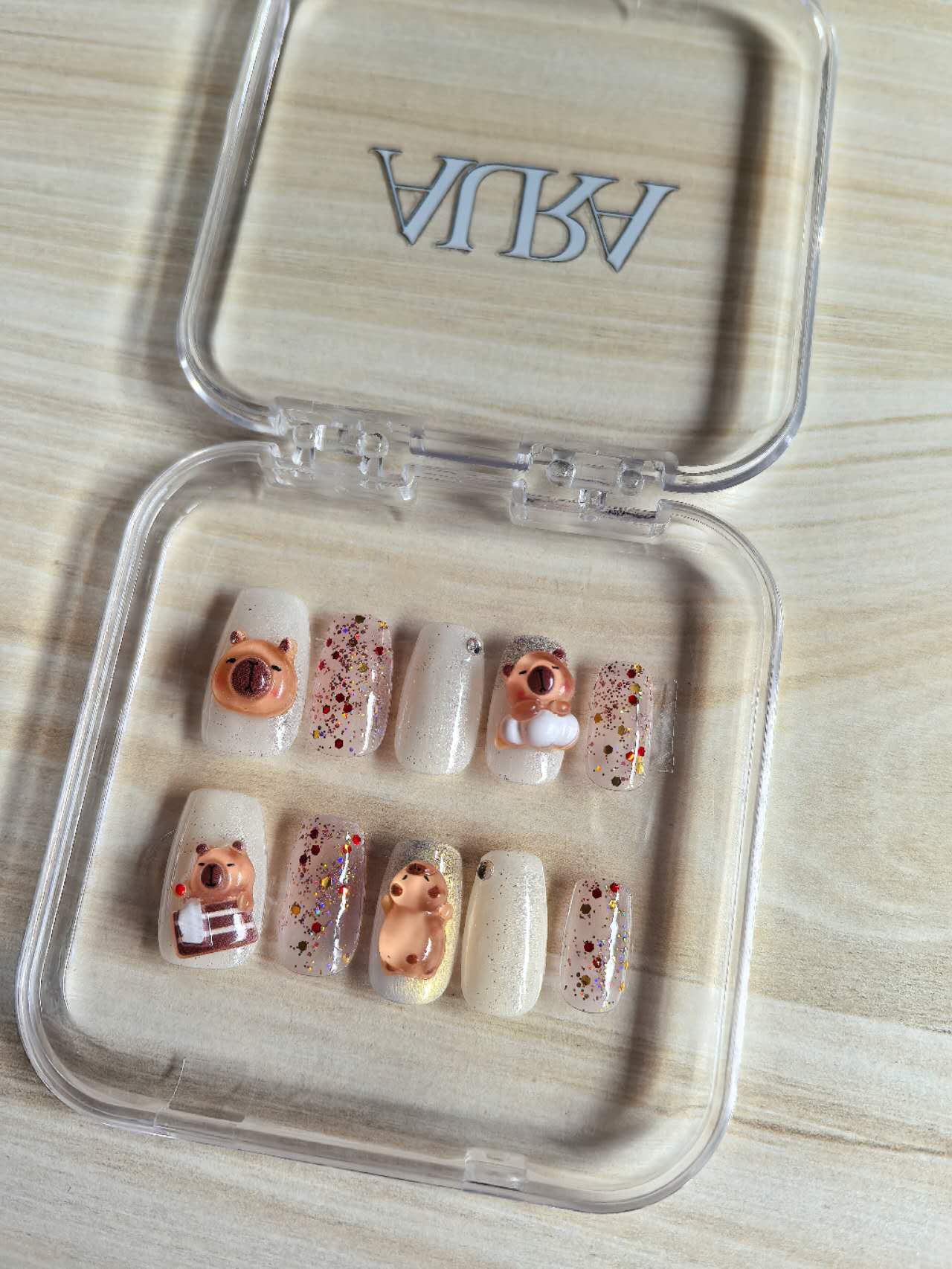 Capylover Press On Nails - Customised