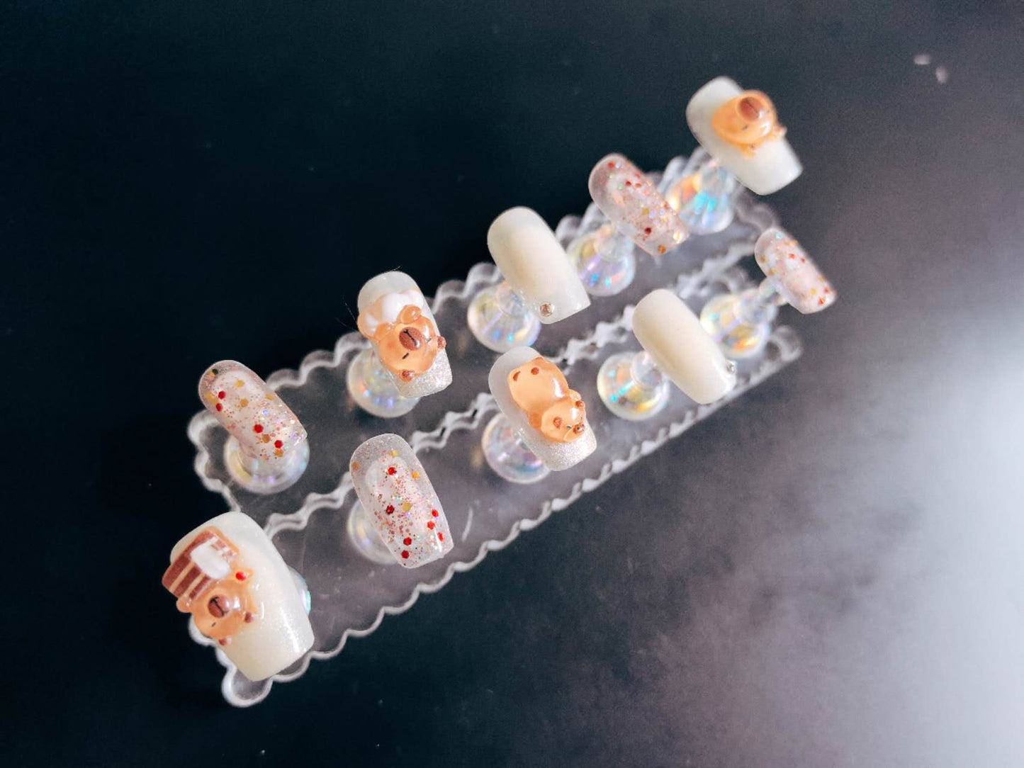 Capylover Press On Nails - Customised