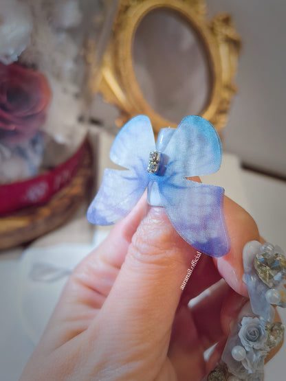 Rose Gilded Romance Handmade Press On Nails | Free Butterfly Open Ring Gift Set!