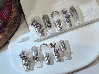 Ethereal Silver Wings